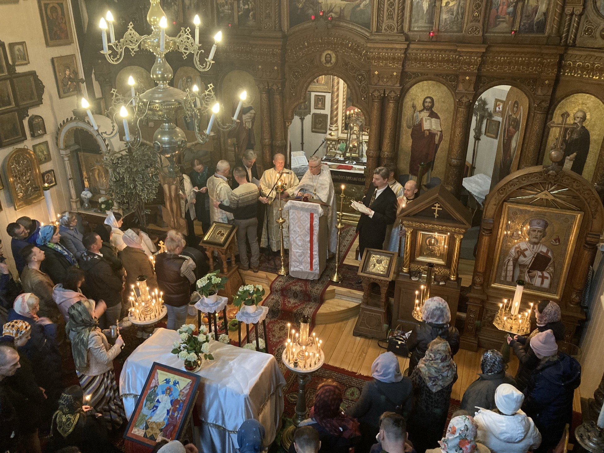 Ikonostas cerkwi św. Mikołaja w Toruniu