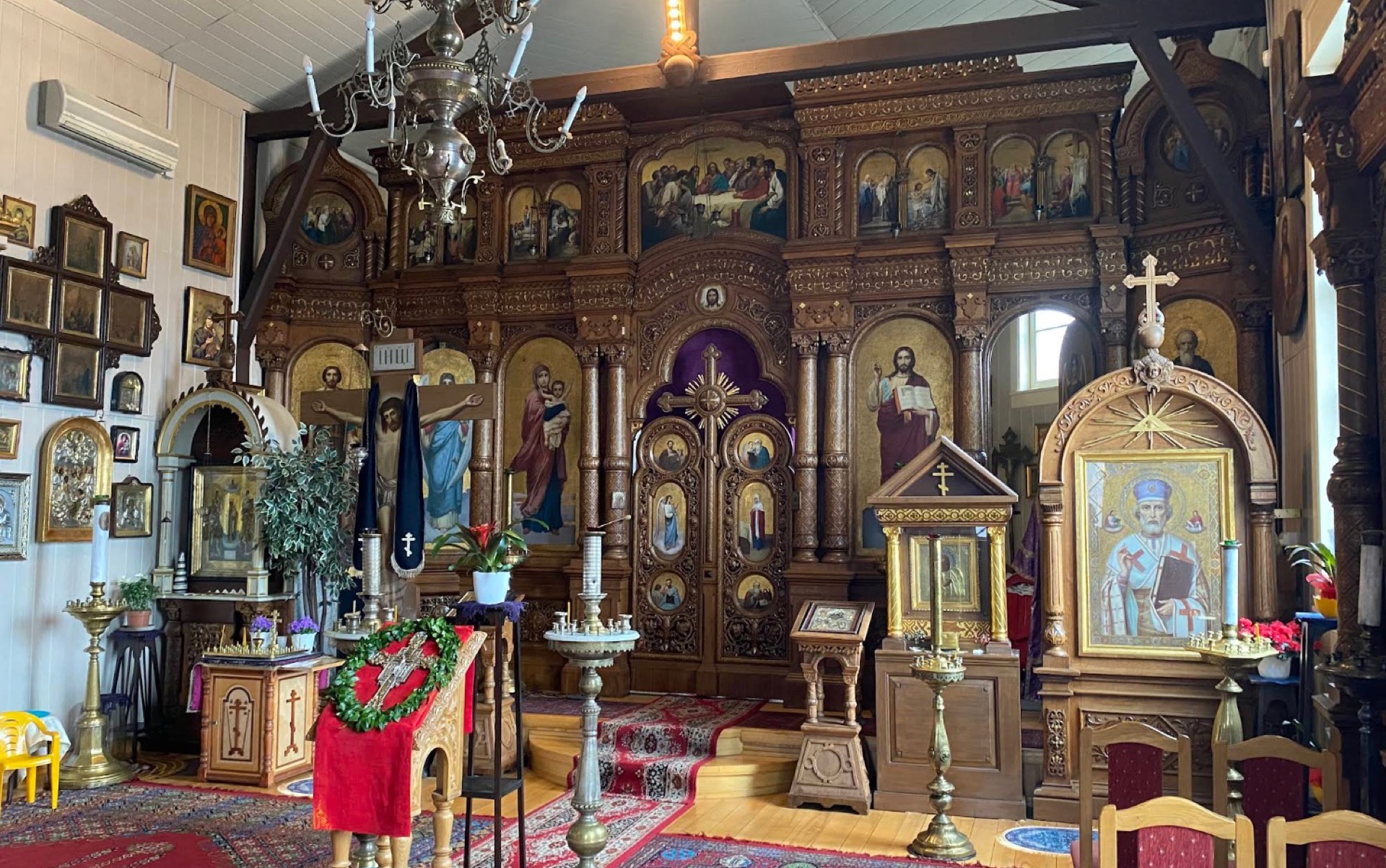Interior of Orthodox Church of St. Nicholas